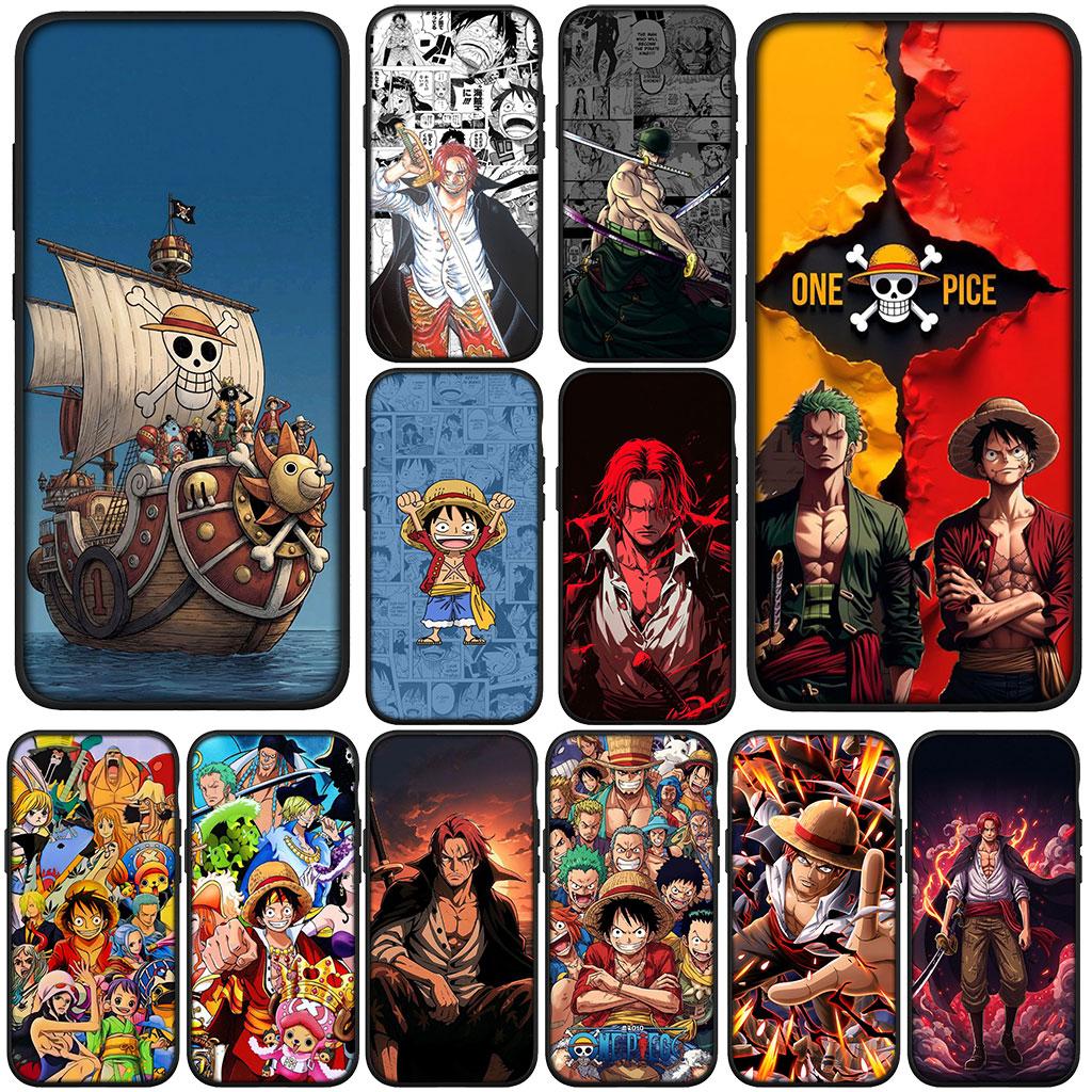 Shanks Red Hair One Pieces Luffy Zoro for Motorola Moto G82 G20 G22 G23 G32 G9 G8 G7 Power Plus G41 G52 G30 G71 E22 E13Case