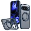Coque de téléphone avec support rotatif magnétique Google Pixel 11 Pro XL 10 9A 10A Coque arrière en PC mat transparent antichoc