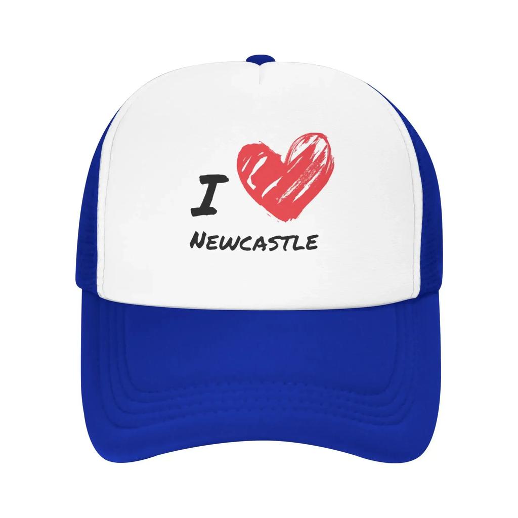I Love Newcastle Forever Summer Mesh Baseball Caps Men Camping Female Beach Dad Hat Peaked Cap