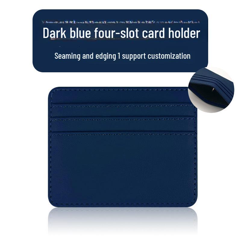 Exquisite Anti-Theft RFID Leather PU Card Holder: Universal, Spacious, & Stylish for Women