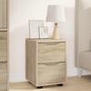 Nightstand Sonoma Oak 30.5 x 30 x 43 cm Engineered Wood