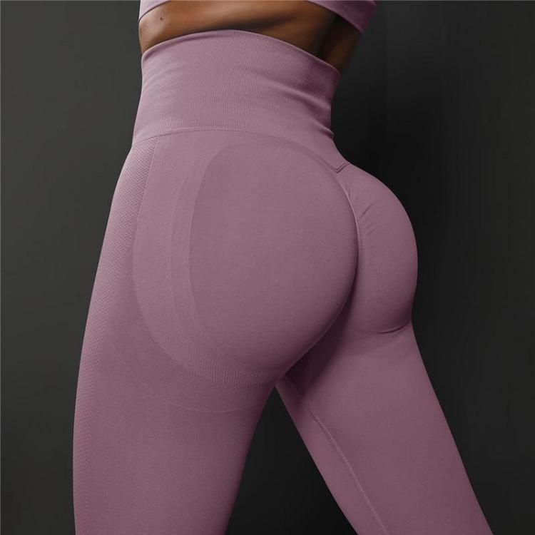 Nessaj Seamless High Waist Yoga Tights Women Scrunch Butt Workout Leggings Gym Fitness Slim Pants