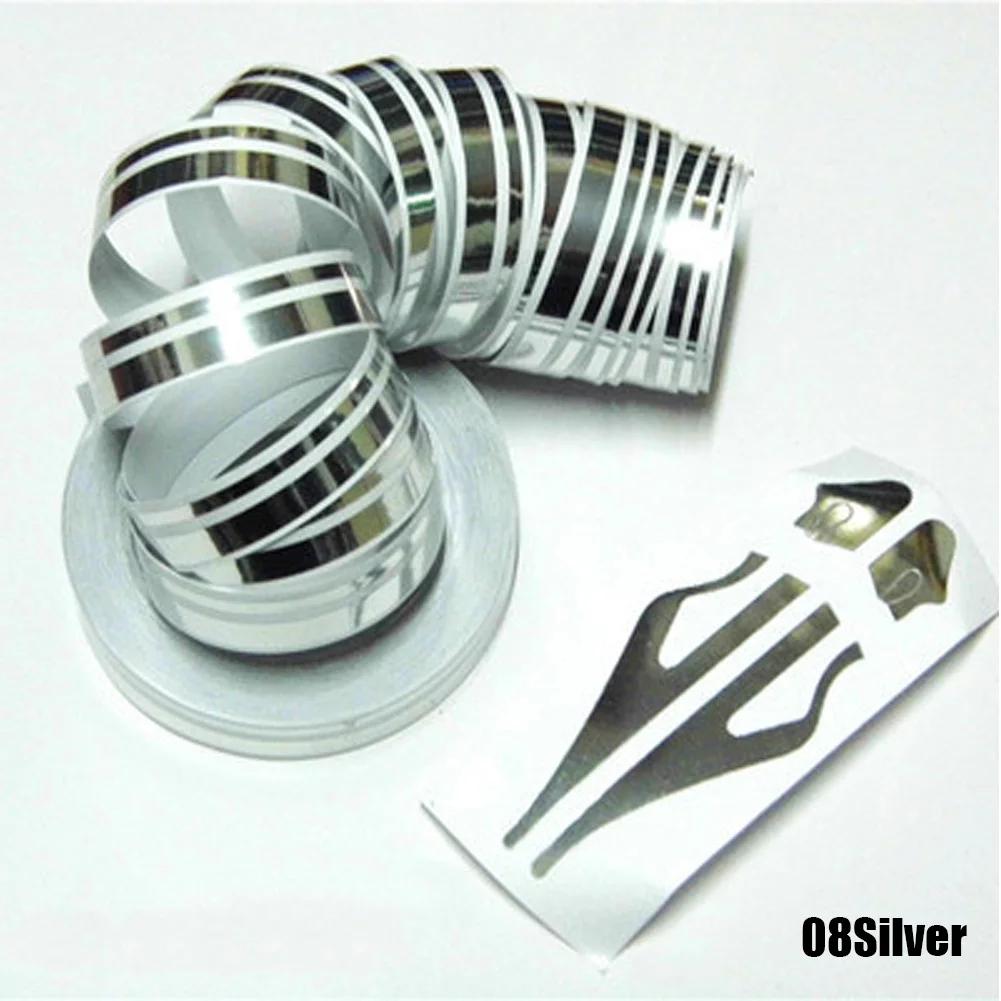 9.8m 1 Roll Striping Pin Stripe Steamline Double Line Tape Car Body Decal Vinyl Sticker Car Decoration Styling Tools Multicolor