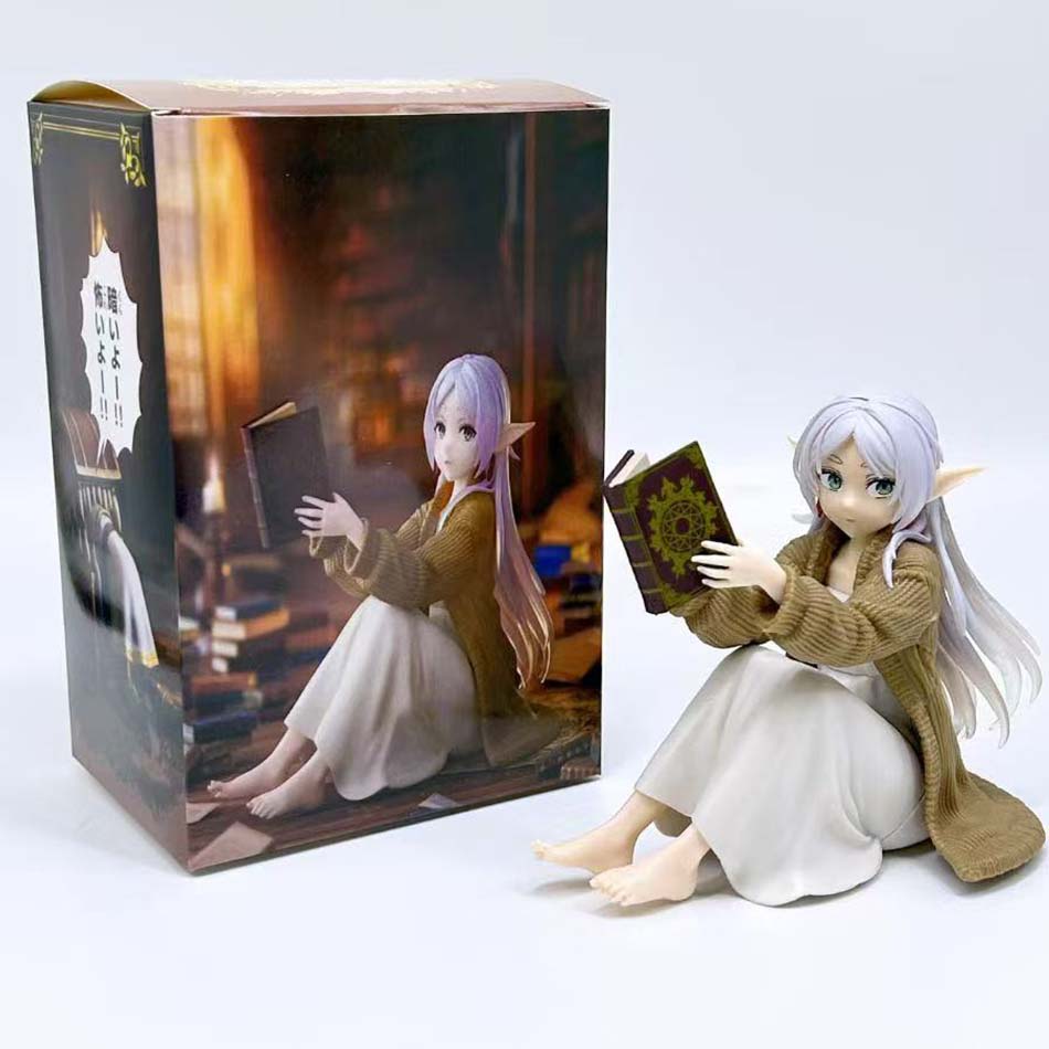 Frieren: Beyond Journey's End Anime Figure Sitting Fern Action Figures Frieren Noodle Stopper PVC Model Statue Collection
