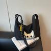 New Japanese cute cat high-end tote bag women's leisure simple and light commuting fashion versatile messenger bag