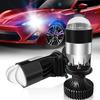 120W Auto Lamp Mini Lens LED H4 Bulbs Headlight for Cars High Beam Low Beam H4 LED Projector Dual Lens Turbo Fan 6000K White