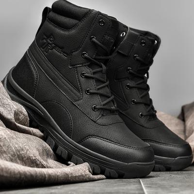 Ayak bileği çizmeler Erkekler Açık Sonbahar Tırmanma Ayakkabıları Erkek Botları Kış Kalınlığı Ayakkabı Erkekler için