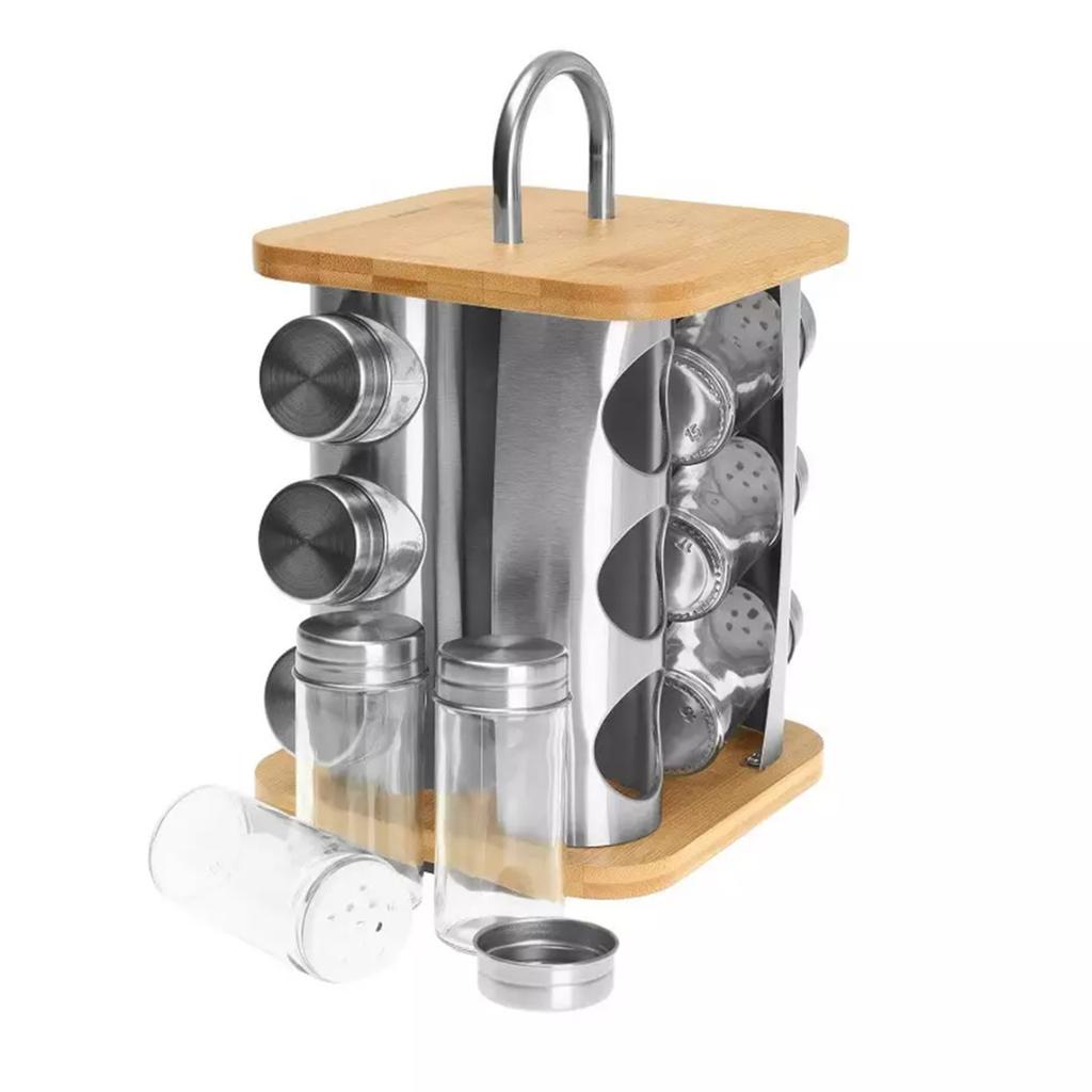 KLAUSBERG KB-7554 SPICE RACK 12 CONTAINERS