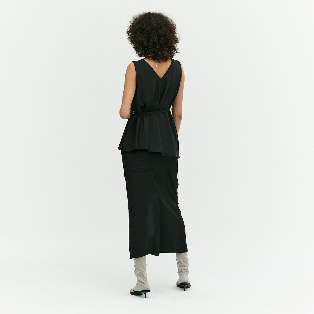 Ibiem E-Band Detail H-Line Skirt Emp7Wsk040