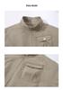 Unisex Vintage American Harrington Jacket - Couple's Casual Workwear Coat (Style: JK9386)