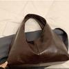 Borsa a Tote Retro PU Borsa a Tote Stile Coreano Borse da Sottobraccio Dolce Grande Capacità Borsa a Mano Impiegato/a
