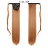 LISI HAIR Lange gerade Wrap Around Clip In Pferdeschwanz Haarverlängerung Hitzebeständige synthetische Pferdeschwanz Fake Hair