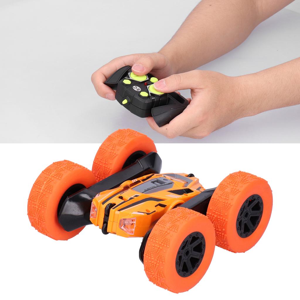 2.4G DoubleSided Remote Control Drift Car 360 Degree Rotating RC Stunt Car Toy for Child(Blue )