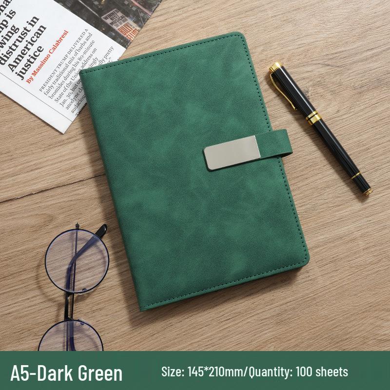 A5 Business Notebook Gift Set with Metal Buckle - Custom Logo Available