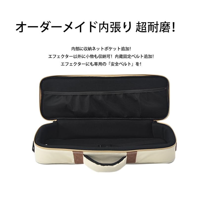 SFRBFJ Effect Pedal Board Bag Lightweight Waterproof Padded Guitar Case Shockproof Compatible with Aluminum Board MINI To Standard Effectors Storage