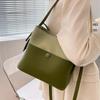 Large Capacity Contrast Color Bucket Bag for Women  New Spring Autumn  Crossbody Shoulder Bags Chic Commute Totes