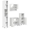 Bathroom Furniture Set 4 Pcs White 61 X 35 X 64 Cm