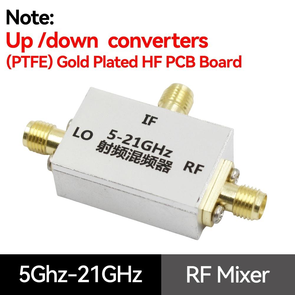 RF Downconverter 5-21GHz RF Mixer SMA-K Connector RF LO 5-21GHz Conversion Loss 8-12dB Transceiver Installation Module