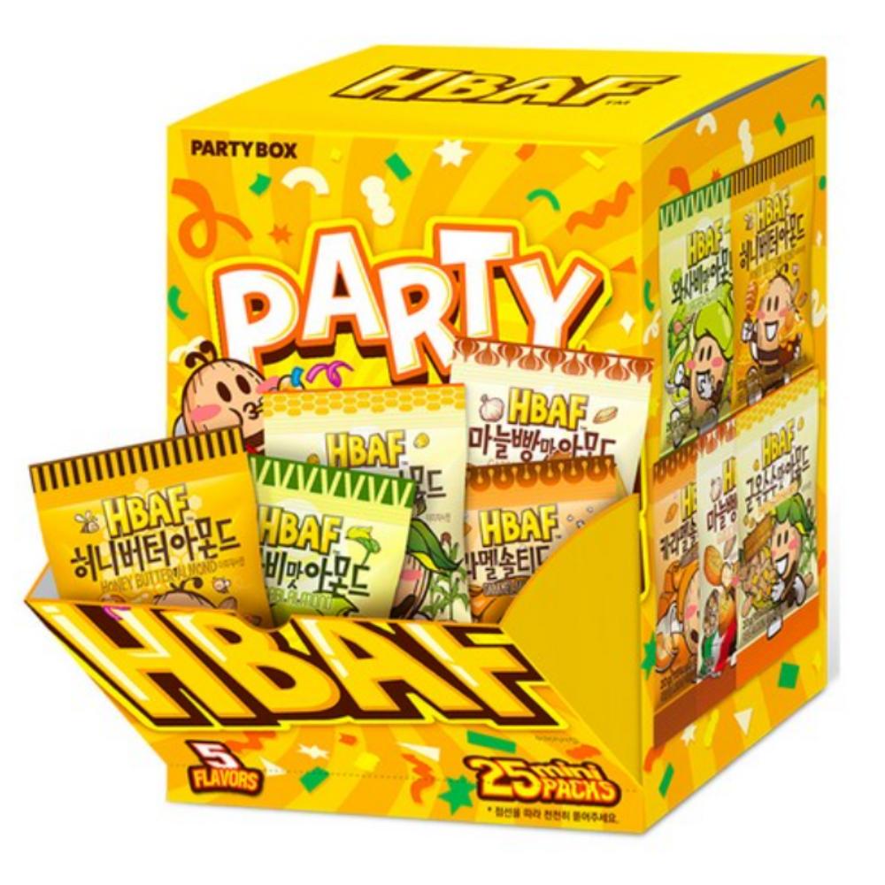 HBAF Mini Party Box Yellow 20g - 5 Types X 5 Packs, 1 Box (500g)