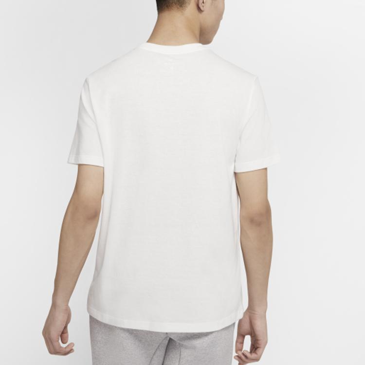 Nike Sportswear Heritage Solid Short Sleeve T-Shirt Men Tops Sail-White CK2384-133