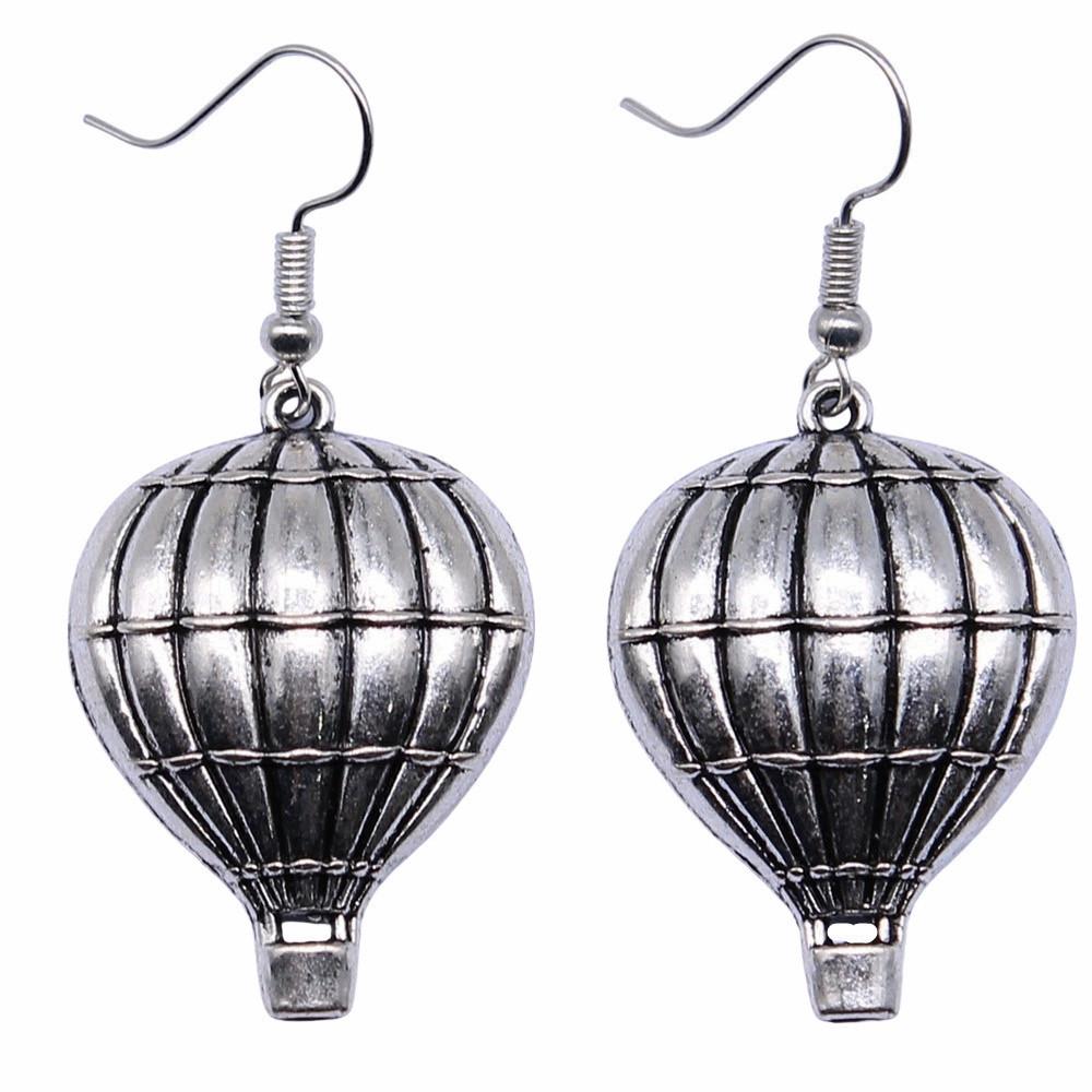 Compass Dangle Earrings Adventure Travel Nautical Navigation Drop Jewelry