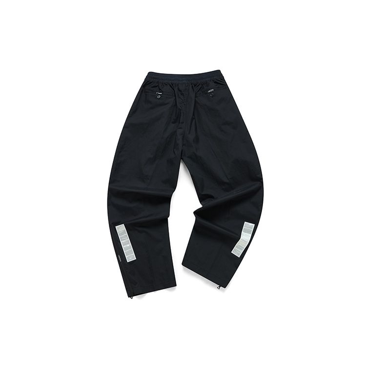 FILA Fusion Aries Collaboration Series Casual Woven Knit Sports Pants Unisex pants Deep-Black T11U218804F-BK