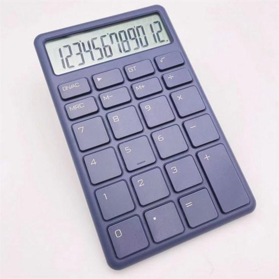 Calculatrice d'étudiant Excellent bouton sensible Calculatrice d'affaires pratique Calculatrice électronique mathématique à 12 chiffres Mini calculatrice