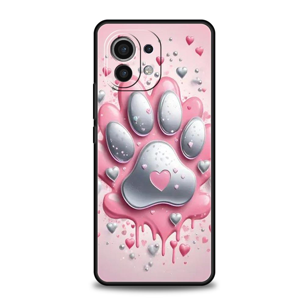 Og Paw Print Aesthetics Phone Case Cover for Xiaomi Mi 17 15 14 13 12 11 Ultra 15T 14T 13T 12T 11T Pro Lite 5G Soft TPU Shell
