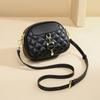 Leather Women's Bag Popular Korean Version of All Shoulder Bag Crossbody Bag Girls Handbag Embroidery