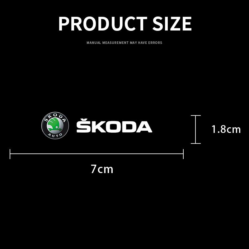 Car Sticker Car Rearview Mirror Decals Brake Caliper Badge Sticker For Skoda Octavia A5 Superb Old Febia Roomster Rapid Roomster