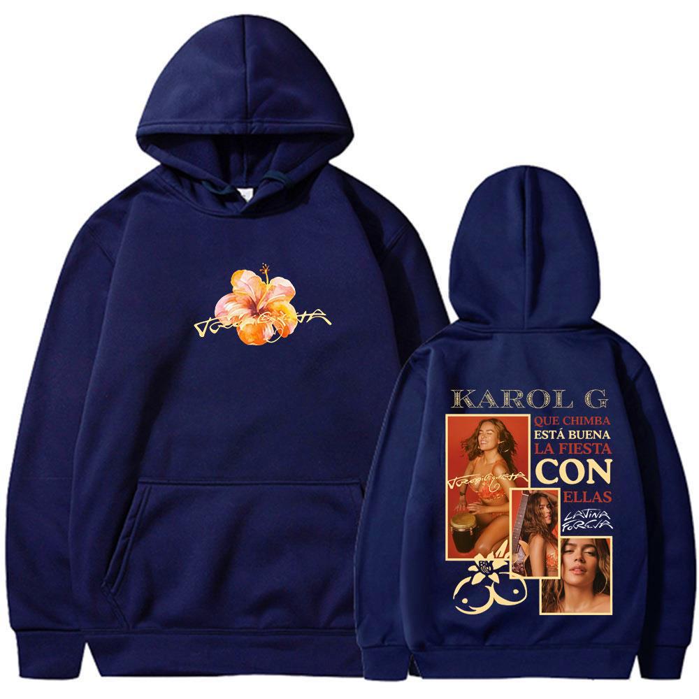 

Karol G Tropicoqueta 2025 Album Hoodies Men Women Clothing Fashion Harajuku Long Sleeve Sweatshirt Comfort Oversized Pullovers 3XL