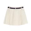 MARTINE GOLF Taped Logo Point Pleats Culotte_White
