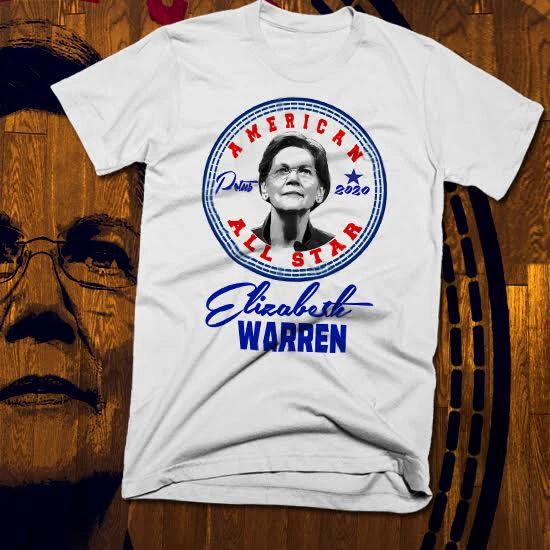 

Elizabeth Warren 2020 T-shirt, S-3XL, Presidential primary election, democrat, 4XL