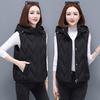 Latest Ladies In Autumn and Winter Cotton-padded Jacket Vest Female Mother Comfortable Fit Slim and Slim Cotton-padded Vest Waistcoat and Jack