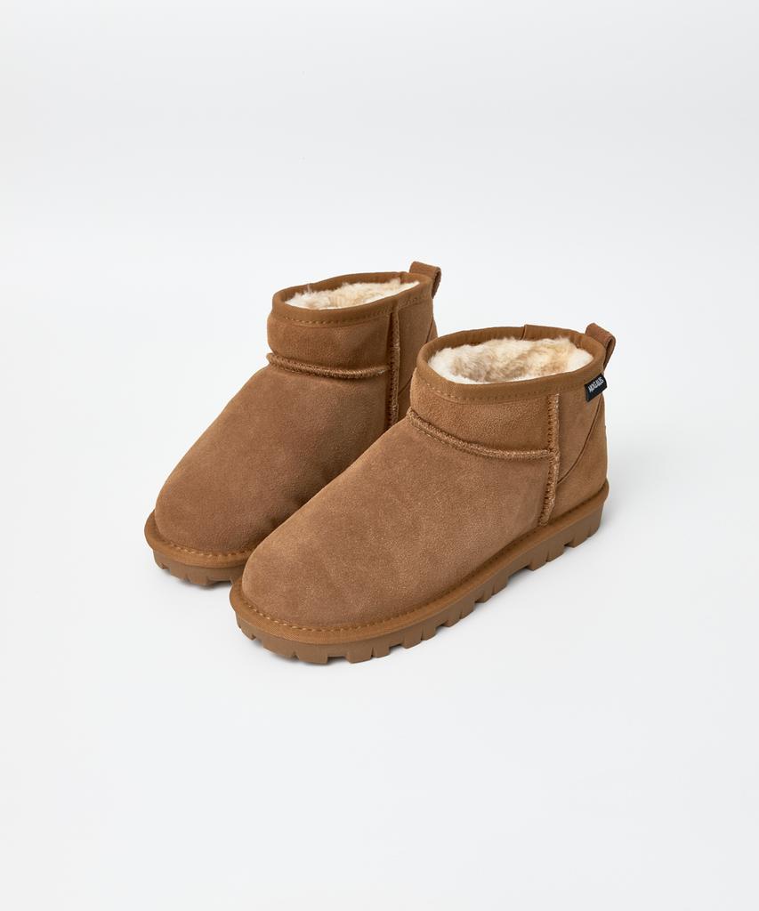 Mogaus Leather Fur Genuine Cowhide Mini Boots 5 Colors