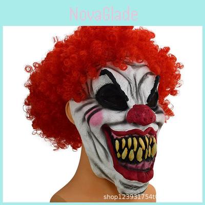 Horror Clown Latex Mask Halloween Christmas Party Role Play Props Scary Costume