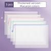 Clear Mesh Zipper Bags Waterproof File Pouch Essential Document Storage Bag  Homework