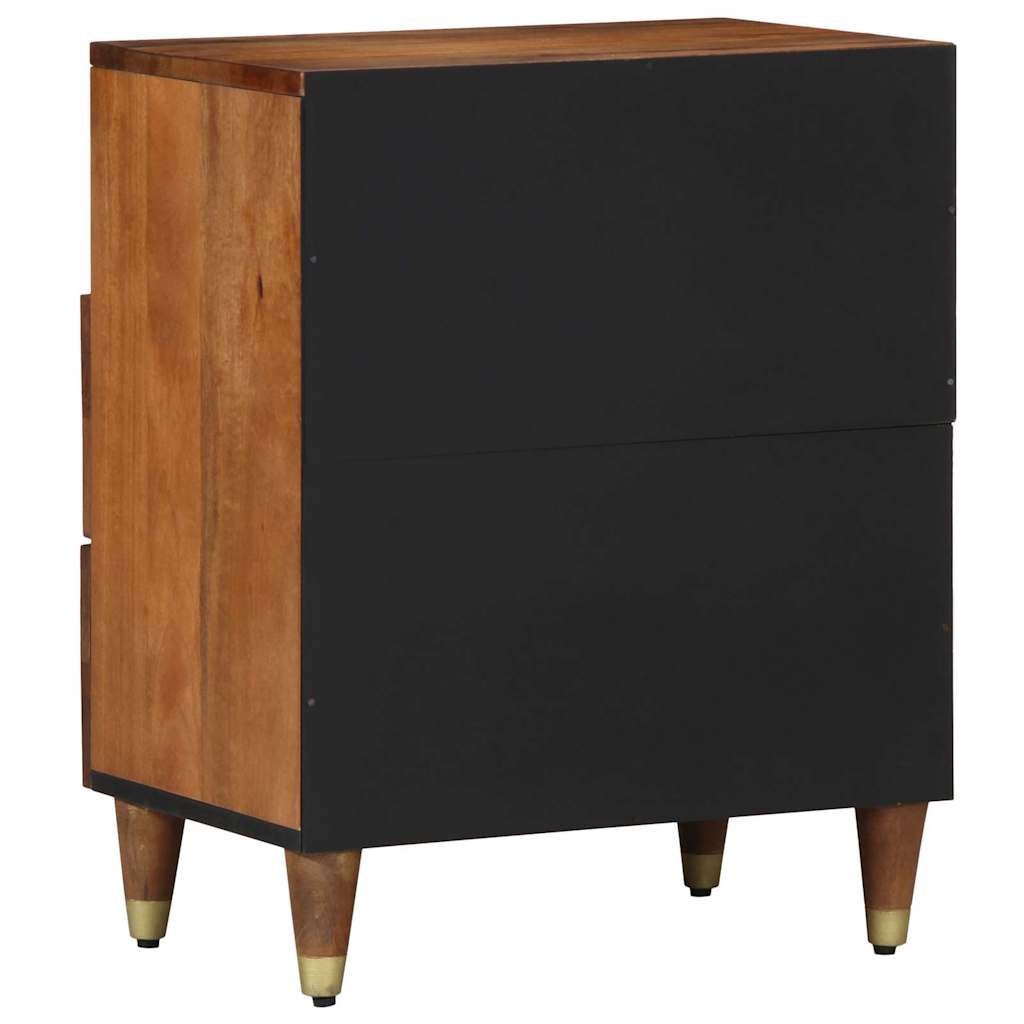 Nightstand Honey Brown 50 x 33 x 62 cm Solid Mango Wood