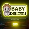 Child Car Reflective Warning Decal With Adhesive For Vehicle Bumper