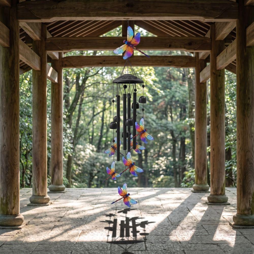 Metal Hummingbird Wind Chime Sunflower Outdoor Wind Catcher Butterfly Wind Chime Outdoor Decor