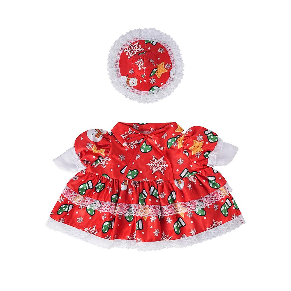 Spring and summer new porch goose clothes 11 inch pastoral St. Patrick's Day goose hat maid clothing