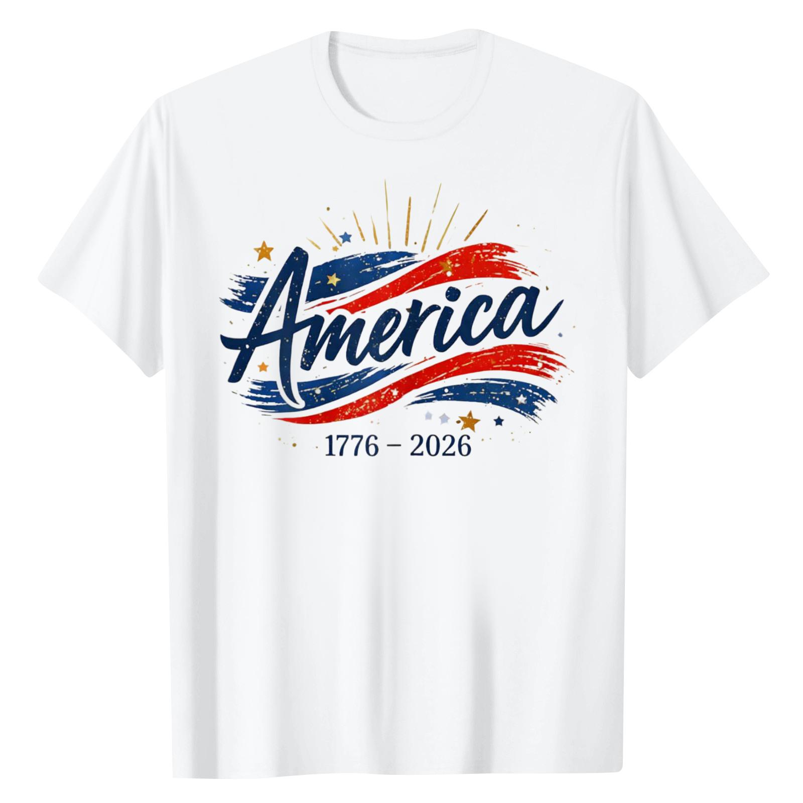 Унисекс Повседневная футболка с круглым вырезом, коротким рукавом и цифровой печатью XL белый