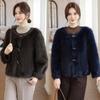 High-end winter fur integrated jacket with noble temperament and new medium mink fur coat