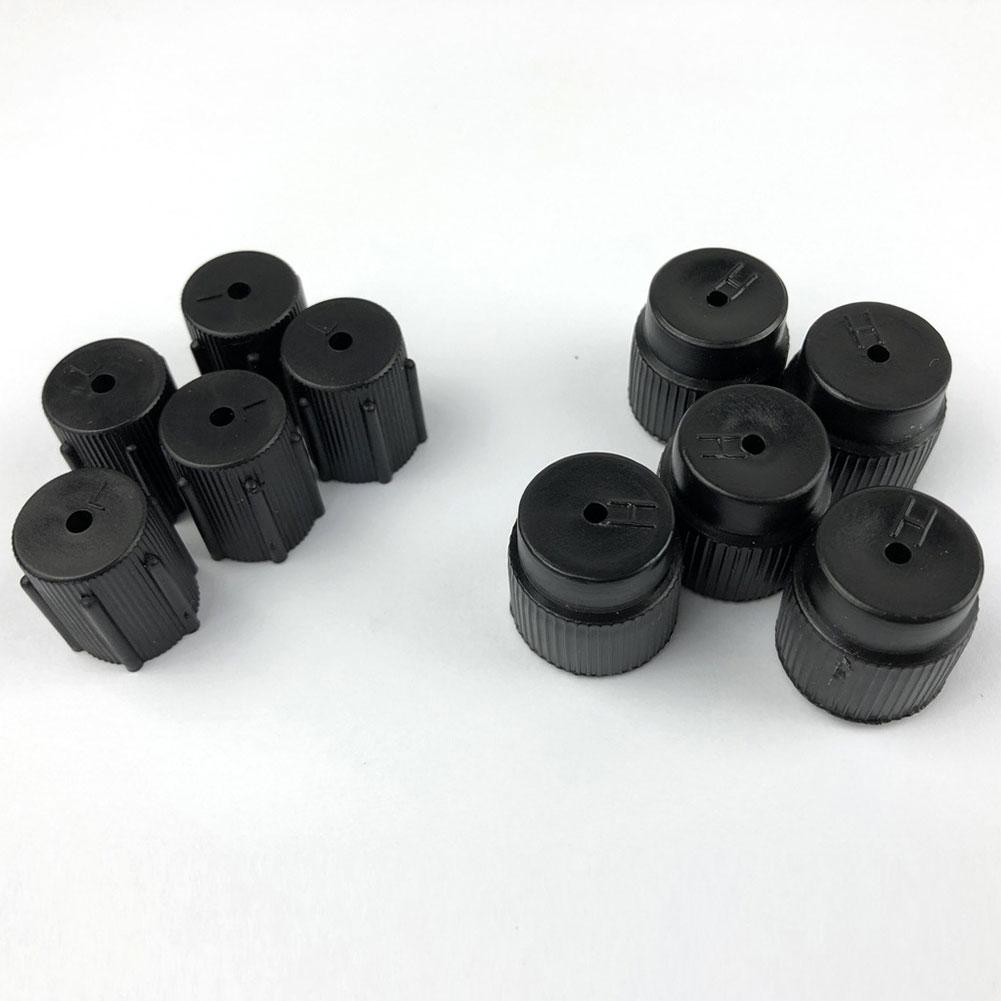 Universal R134a Car Air Conditioning Service AC Charging 5 Cap Cap Low-Pressure Accessories Dust High/ Valve A/C Car Port V3D6