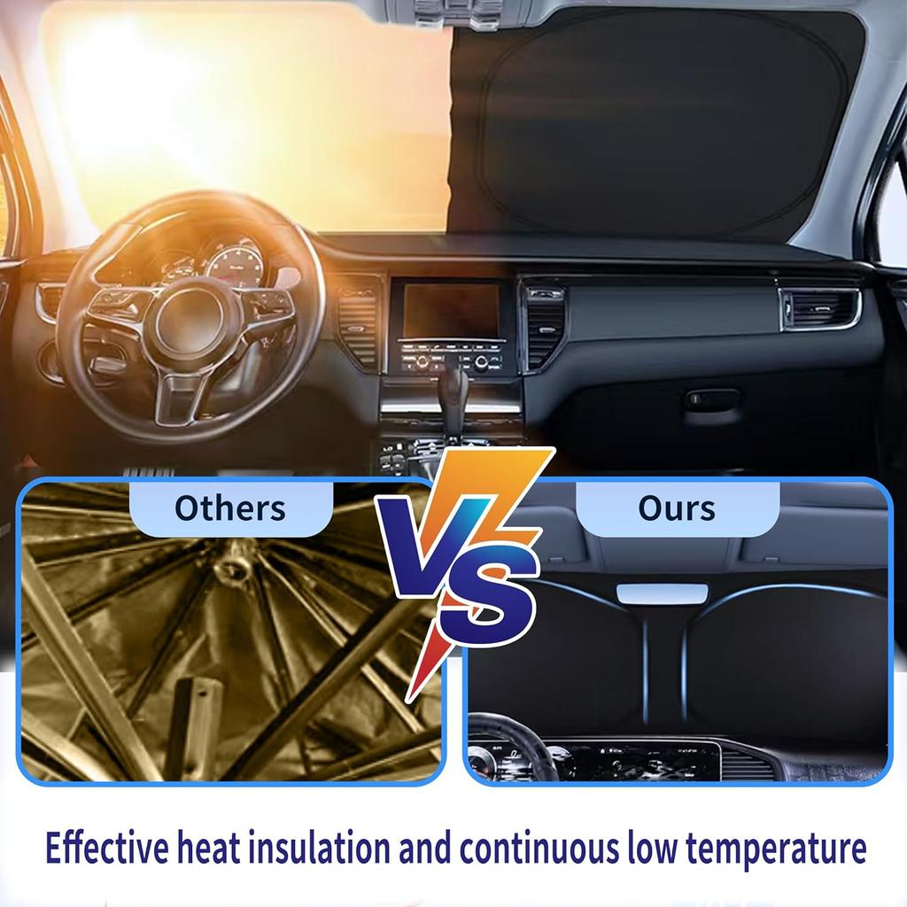 Corolla Windshield Sun Shade, Front Windshield Shade For Sun, Folding Sunshade Windshield Visor For Toyota Corolla 2002-2008