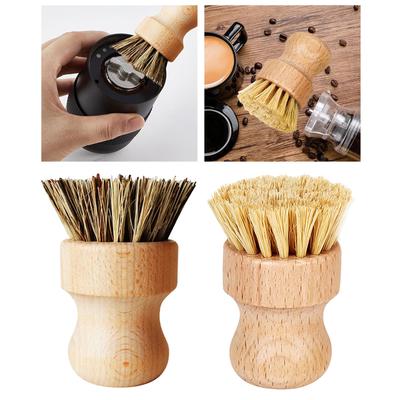 Cleaning Brush Round Japanese Scrub Brush Palm Brush for Espresso Machine