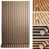 0.45m Anti Fouling Striped Grille Waterproof PVC Wallpaper Living Room Kitchen Sticker