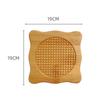 7.5 Inch Bamboo Trivets Heat Resistant Kitchen Decor Hot Large Coaster  for Table & Countertop