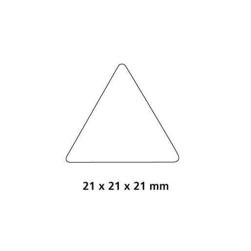 Rouleau de Gommettes Triangulaires - APLI - 20 mm - 2832 Gommettes - Adhésif Permanent - Mixte