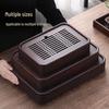 Bamboo Tea Tray with Drainage & Water Storage